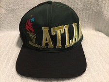 VINTAGE 1996 OLYMPIC GAMES ATLANTA SNAPBACK HAT OFFICIAL OLYMPICS EASTPORT