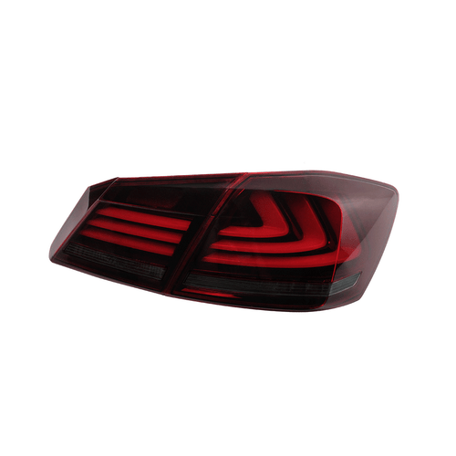 1 par de luces traseras de freno LED para Honda Accord 2013-2015 sedán de 4 puertas rojo humo - Imagen 2 de 11