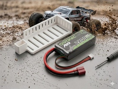 Akkuhalter für MJX Hyper Go 16207 16210 | 2S 2200mAh Upgrade | Plug & Play | ASA