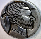 1930 's Era HOBO Buffalo Nickel Coin ~ NICE Hand Carved   NR