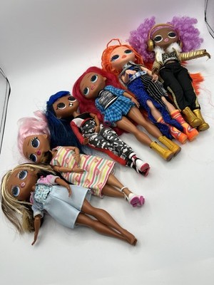 Lot Of 6 BIG MGA 9  LOL Surprise! OMG Fashion Dolls & Accessories
