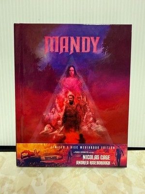Mandy (2018) Blu Ray DVD German Limited Ed Mediabook Koch Media 2018 Region B