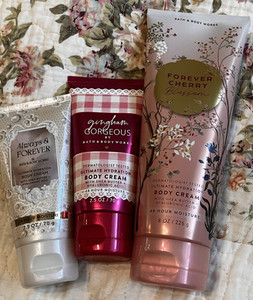 new Bath & Body Works Forever Cherry Blossom, gingham gorgeous always & forever