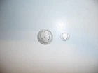1900-O Barber Half Dollar & 1910-P Barber Dime 90% Silver Coins-Circulated