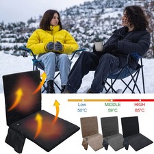 Heated Hunting Seat Cushion Warm Waterproof Reed Outdoor Portable Heater Pad