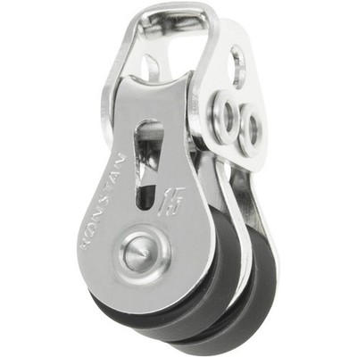 Ronstan Series 15 Ball Bearing Utility Block - Double, Loop Head (RF15202)