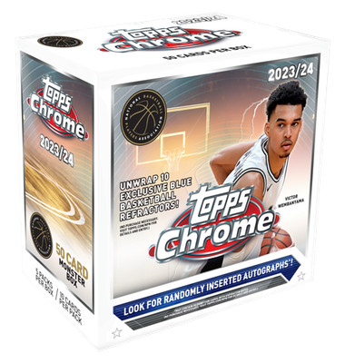 2023-24 Topps Chrome Basketball MEGA MONSTER BOX (50 Cards) Brand