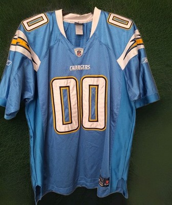 Vintage NFL San Diego Chargers Reebok On Field  Jersey #00 Marco Sz  L/XL 