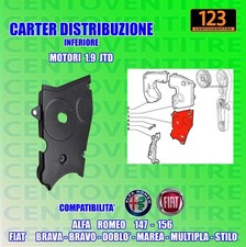 CARTER DISTRIBUZIONE COPERCHIO INFERIORE  FIAT DOBLO' MULTIPLA  BRAVO 1.9 JTD