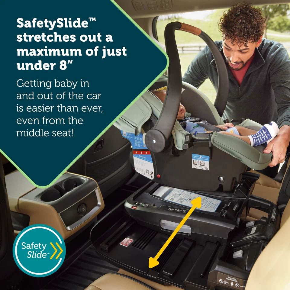 Asiento de coche infantil Safety 1st onboard Slide DLX con base SafetySlide Foto 2 de 4