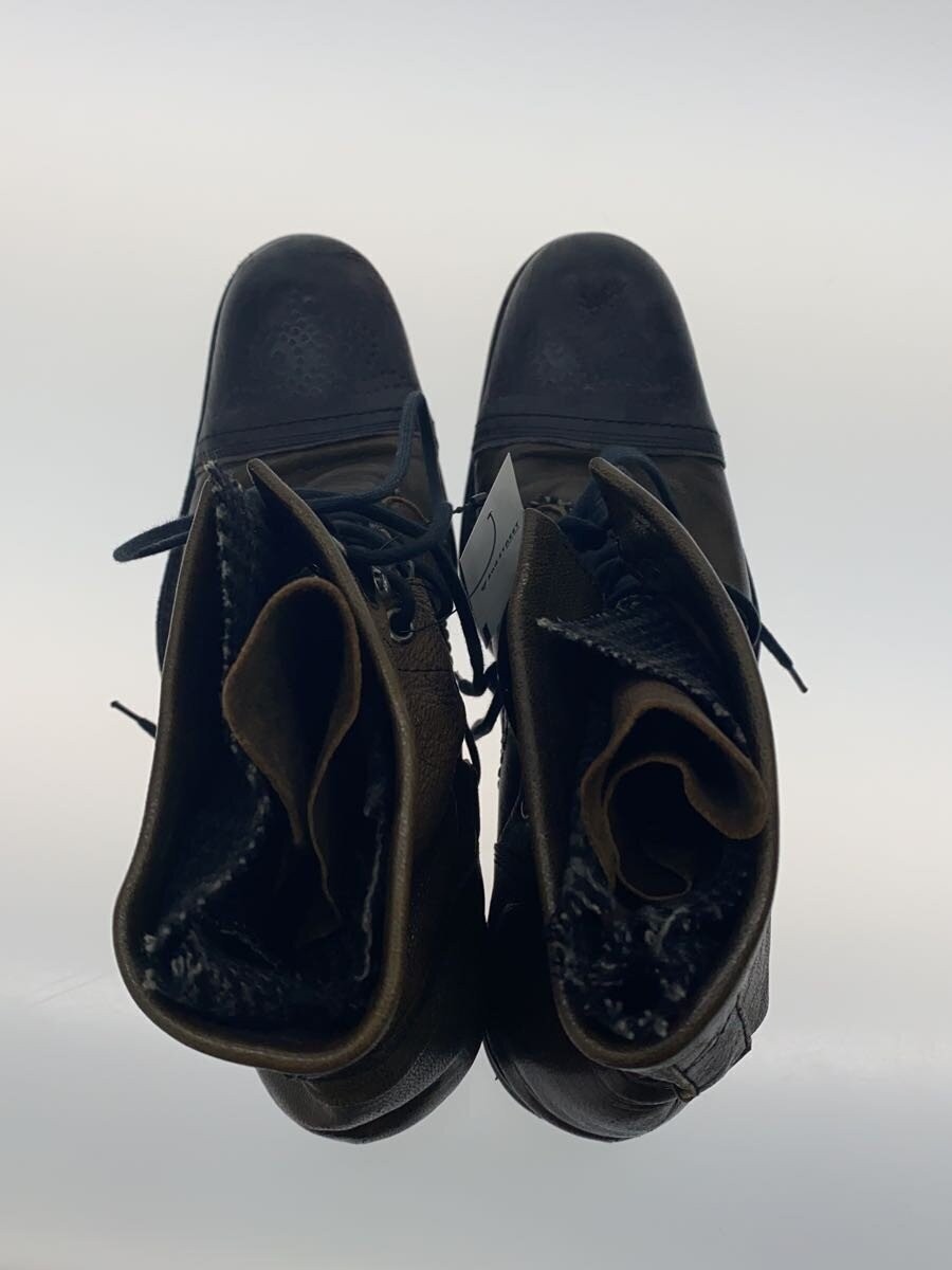 Alfredo Bannister Houndstooth/Lace-Up Boots/43/Brw/Leather