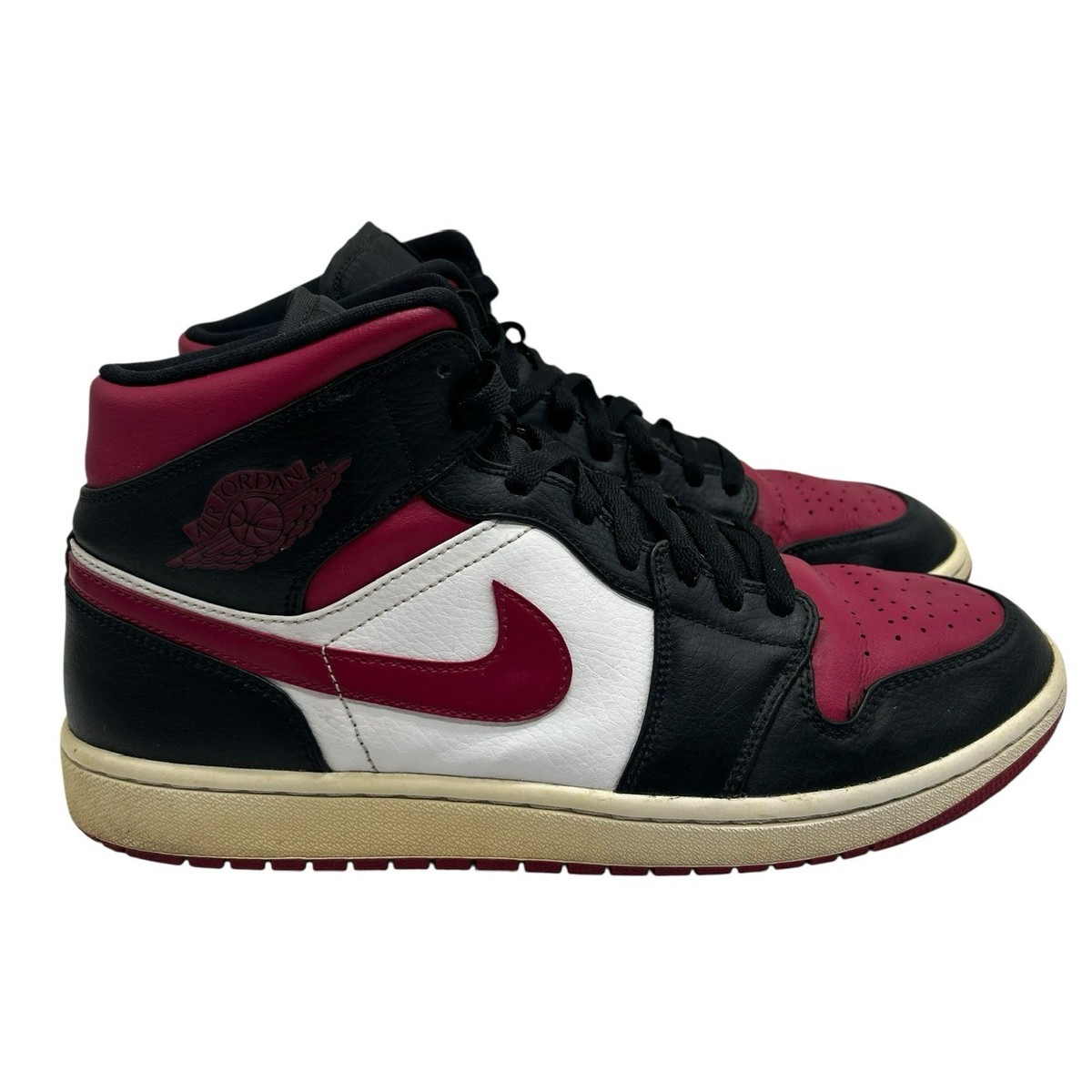 Nike Air Jordan Mid Men's Size 554724-066 Noble Red Black