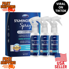 Hair  Beard Growth Spray 3 Pack 2 fl oz Biotin  Rosemary Thicker Fuller Hair