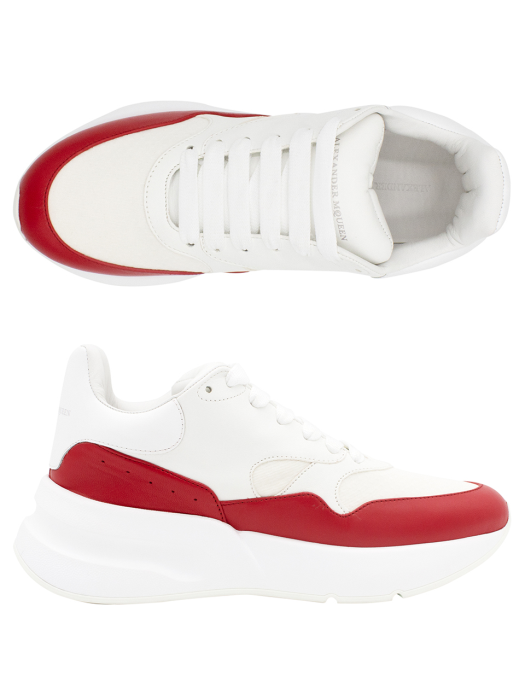 Alexander McQueen Low-Top Sneakers Size 39 / USA 6 White-Red