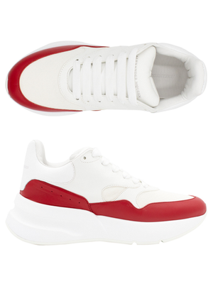 Alexander McQueen Low-Top Sneakers Size 39 / USA 6 White-Red