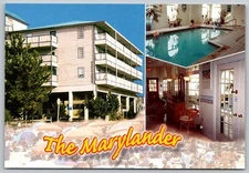 Ocean City Maryland The Marylander Hotel Condo 127th Street Postcard