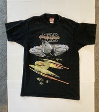 Star Wars Trade Federation Droid Fighters Jem Blue T-Shirt L Vintage 90s