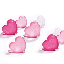15 Pack Heart Shaped Reusable Ice Cubes Pure Water Reusable Ice Cubes For Dri ;;