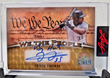 FRANK THOMAS 2026 Leaf Presidents Day We The People Big Hurt Inscribed 1/1 SUPER