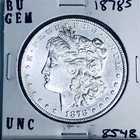 1878 S BU GEM MORGAN SILVER DOLLAR UNC MS+++ U.S. MINT RARE COIN 8548