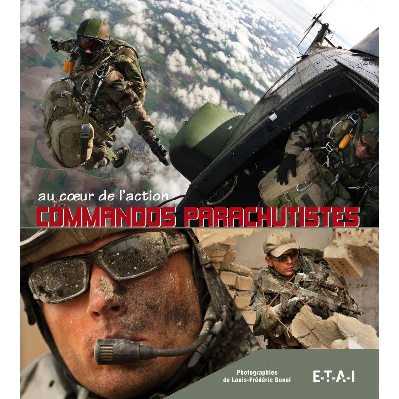 Livre Commandos Parachutistes au Coeur de l'Action en état neuf