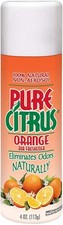 Pure Citrus Spray 4 Oz. Air Freshener, Orange (Pack of 6)