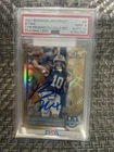 2021-22 Bowman University Chrome Gold Refractor Auto #8 Bo Nix 1st 10/50 PSA 9