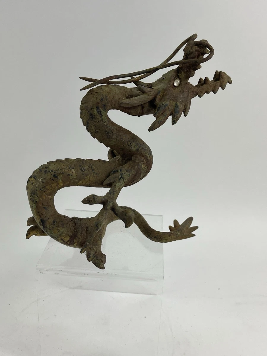 Dragon 复古原始中国风青铜雕像、雕像| eBay