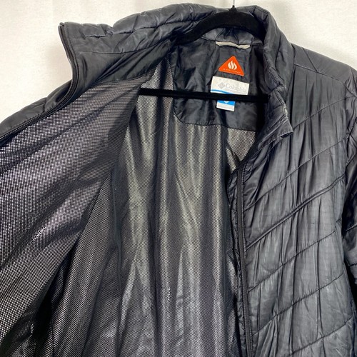 Columbia Womens Jacket Size 2X Omni Heat Black Coat Insulated Warm Cozy Zip READ - Picture 3 of 12