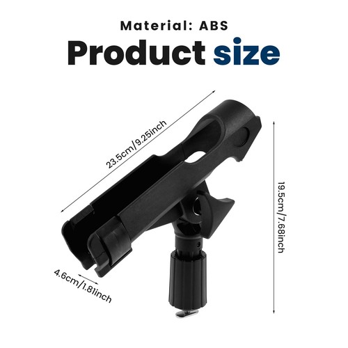 Rod Rack Abs ABS 360° Rotation Fishing Rod Stand Adjustable Angle Fishing Pole ...