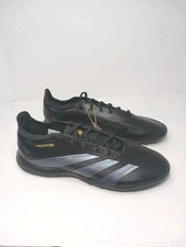 adidas Predator League Turf Soccer Shoes Men Sz 11 IF6377 Black Darkspark Cleats