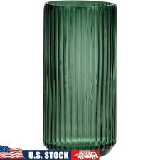 Cylinder Glass Vase Thickened Design Durable Decorative Flower Holder Ideal Gift
