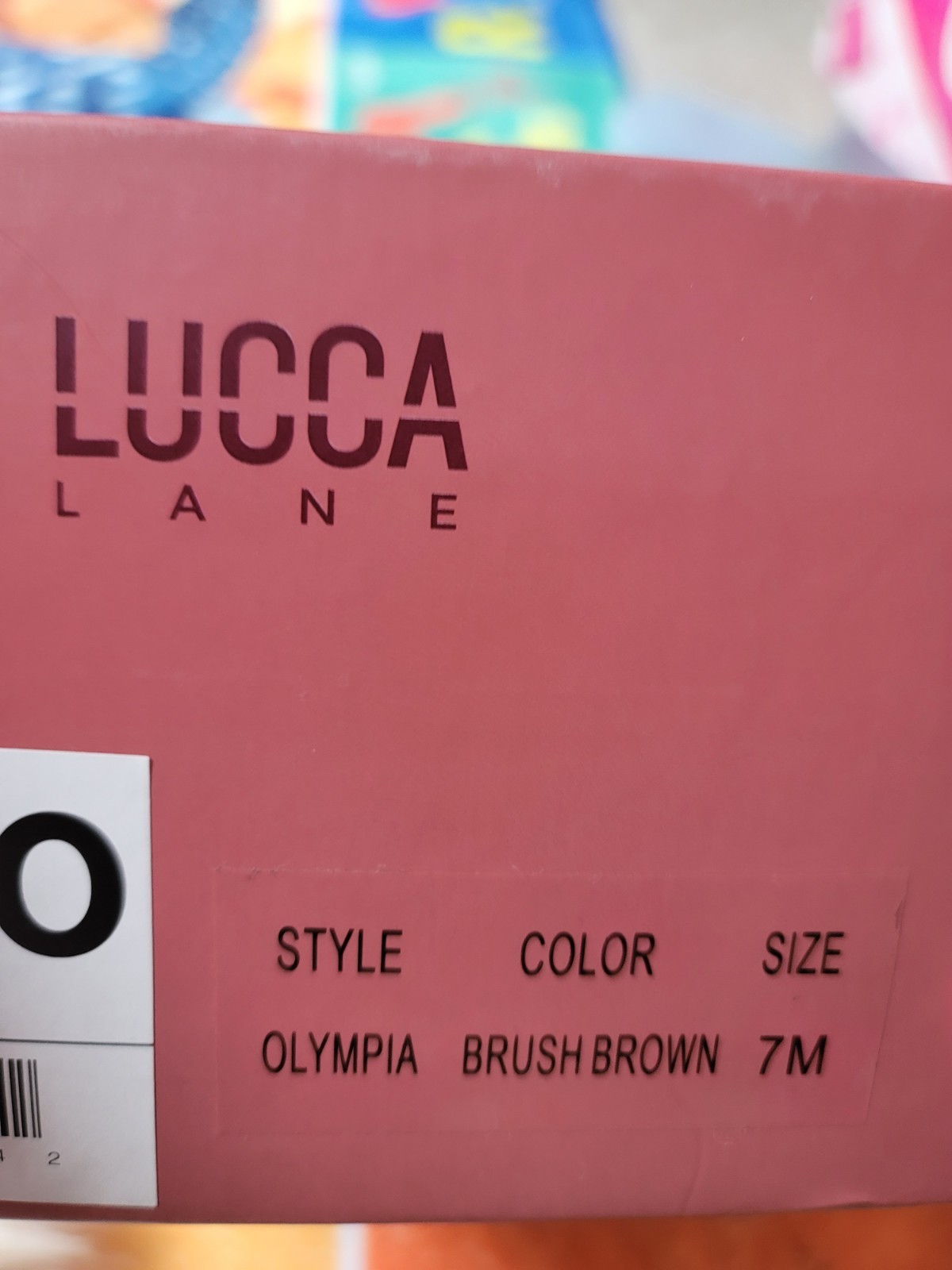 Lucca Lane Size 7M Women's Olympia Cork Platform Brown Leather Sandals Cruise 