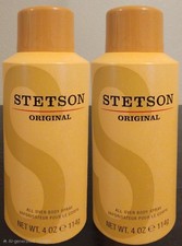 Lot Of 2 - Stetson Original All Over Body Spray 4 oz