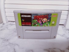 SNES GAME ZOMBIES - SUPER NINTENDO GAME - ORIGINAL