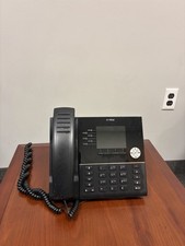 Mitel 6920 IP Phone PoE Speakerphone 2-Line Black Ethernet MPN 50006767