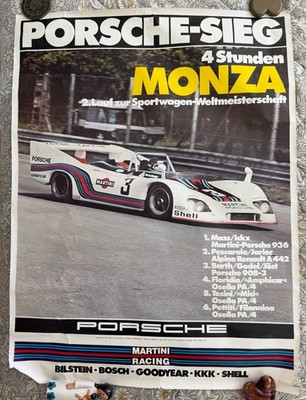 Vintage Porsche-SIEG Poster