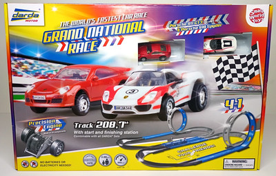 Darda Motor Grand National Race Track w/ Porsche 911 GT3 & 918 Spyder 1:60 Scale