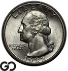 1932-S Washington Quarter, WOW, Scarce This Nice, Solid Gem BU++ Key Date!
