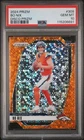 2024 Panini Prizm - Bo Nix #309 Orange Disco RC Rookie Color Match PSA 10