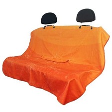 Waterproof Back Seat Cover for Dogs and Kids, 1PC Rear Bench Seat Towel Orange