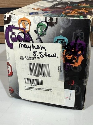 Rare Oakley Mayhem Pro James Stewart Signature Series MX Goggles