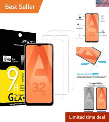 3 Pack Tempered Glass Screen Protectors for Samsung Galaxy A32 5G