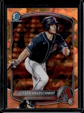 2025 Bowman Draft Sapphire Ryan Waldschmidt Chrome Orange Refractor #/25