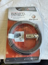 Targus DEFCON T-Lock Resettable Combo Cable Lock - PA410U