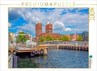 Puzzle Calvendo Ville Au Bord Du Fjord | 1000 PièCes, Format Assemblé 64 × 48 Cm