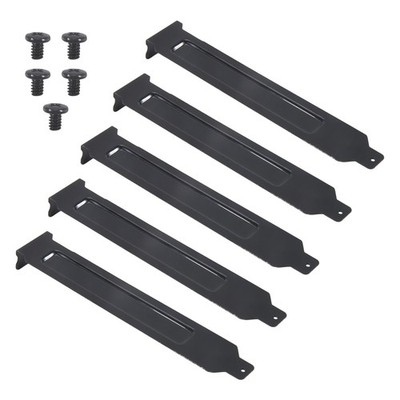 5 Stück PCI-Steckplatzabdeckungen Aus Schwarzem Metall für Den PCI-Steckpla1002