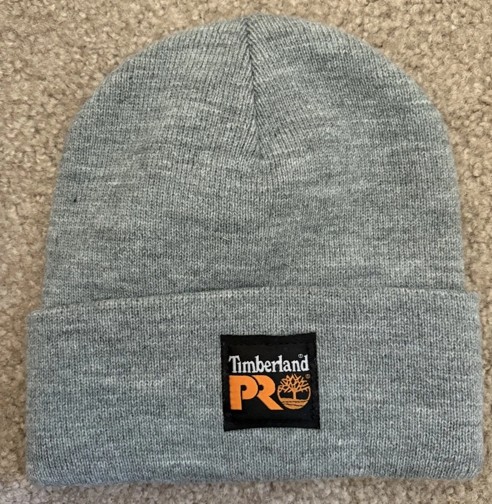 Timberland PRO Essential Watch Cap Gray Acrylic Cuffed Beanie Hat OSFA
Opens in a new window or tab