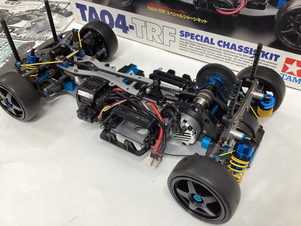 Tamiya Vintage TA04 TRF 49278 inkl. Brushless Set und Servo - Bild 4 von 4