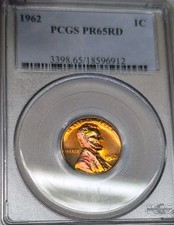 1962 Lincoln Memorial Cent Proof Pcgs Pr65rd Spectacular Neon Rainbow Toned